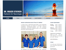 Tablet Screenshot of neurologie-stiefken.de
